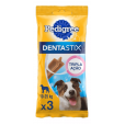 Petisco Pedigree Dentastix Cuidado Oral para Cães Adultos de Raças Médias 