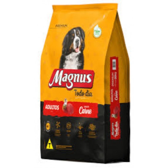 Ração Magnus Todo Dia da Adimax Sabor Carne para Cães Adultos - 20Kg