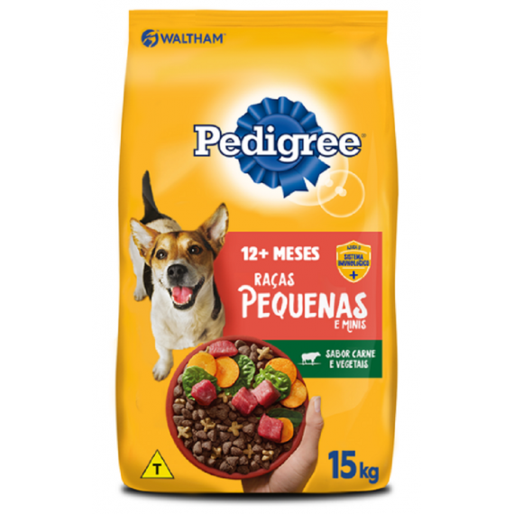 Ração Pedigree para Cães Adultos Raças Pequenas - 15 Kg