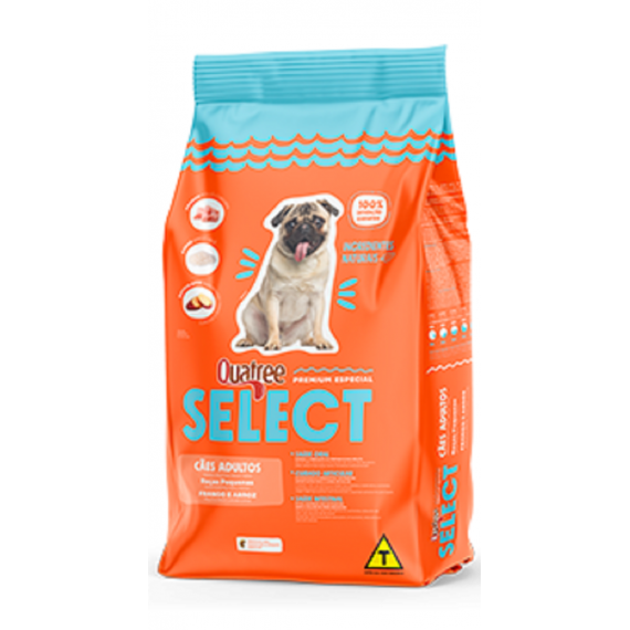 Ração Quatree Select Premium Especial para Cães Adultos de Raças Pequenas