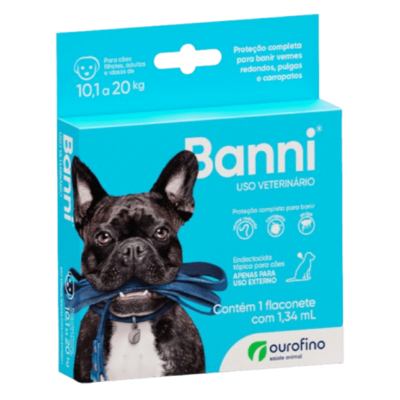 Antipulgas Banni para Cães de 10,1 a 20 kg