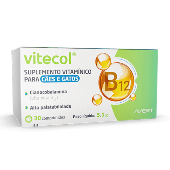 Suplemento Vitamínico Vitecol da Avert - 30 Comprimidos