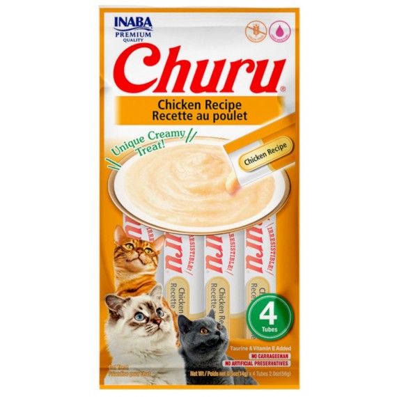 Petisco Churu Galinha para Gatos - 56g