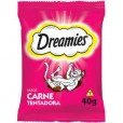 Petisco Dreamies para Gatos Adultos Sabor Carne