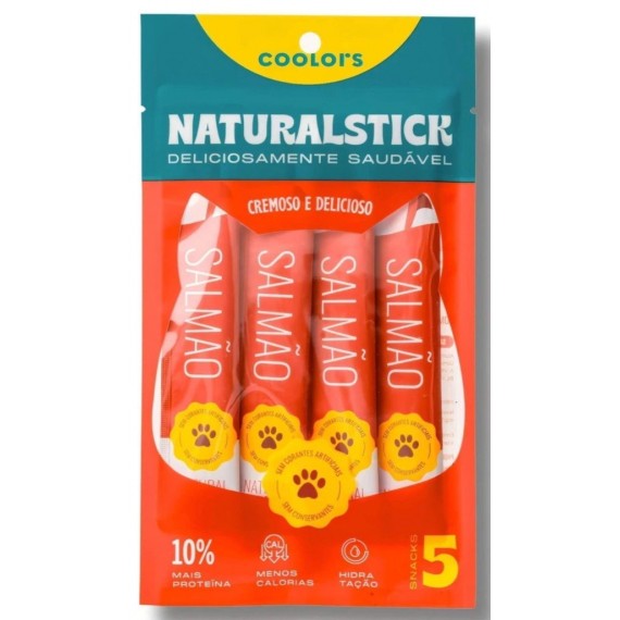 Petisco Natural Stick Sabor Salmão para Gatos - 75g