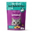 Petisco Whiskas Temptations Antibola de pelo para Gatos Adultos