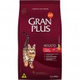 Ração Granplus High Premium Sabor Carne e Arroz para Gatos Adultos