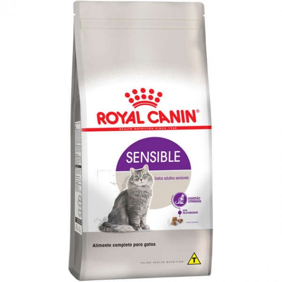 Ração Royal Canin Sensible Gatos Adultos - 1,5Kg