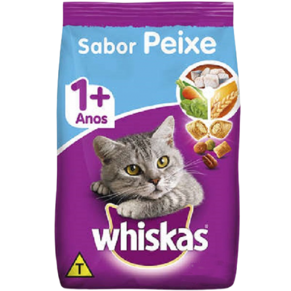 Ração Whiskas Alimento Premium Sabor Peixe para Gatos  - 10,1 Kg